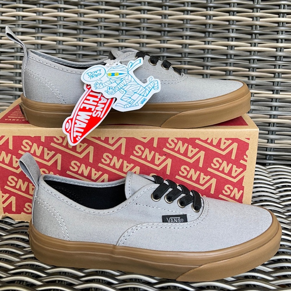 Vans Authentic Elastic Gum Outsole Alloy/Black WMNS